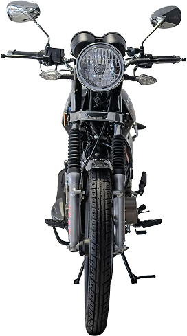 Moto de frente aluguel